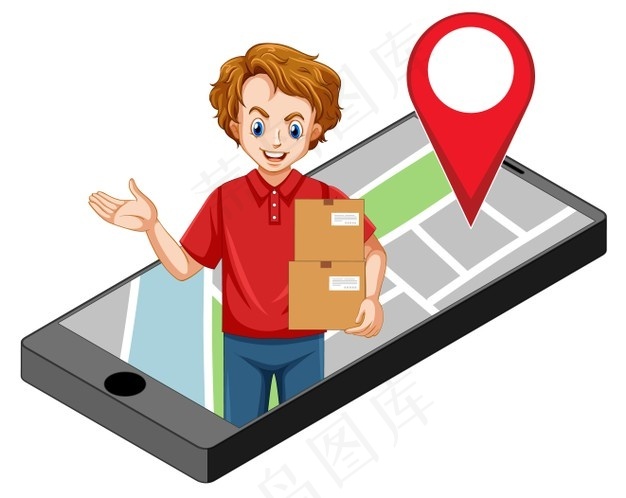 白色背景上的独立传送图标