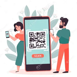 二维码字符扫描概念