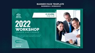 商务和车间横幅banner