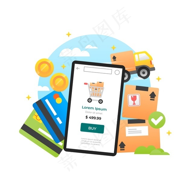 购买在线概念应用