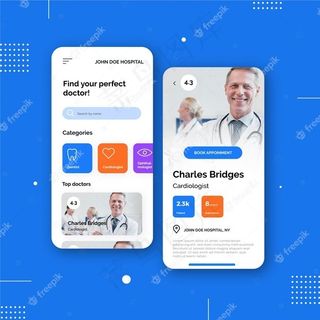 带医生的医疗预约应用程序