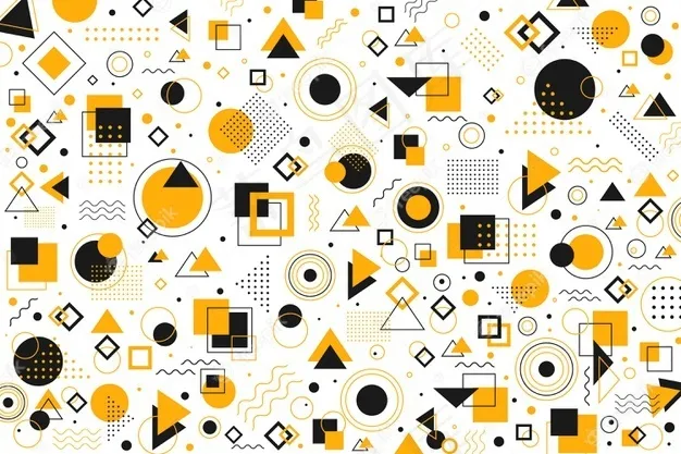 平面几何图形背景eps,ai矢量模版下载