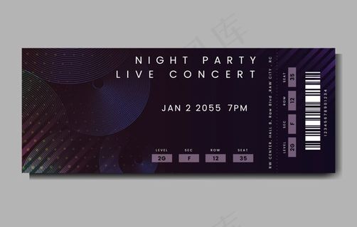 现场音乐会门票 现场音乐会门票