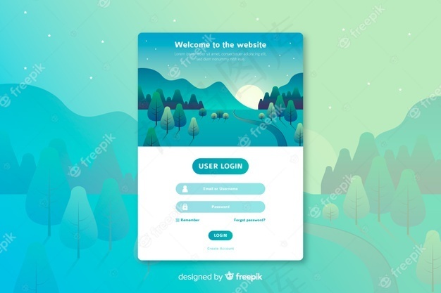 登录登录页web模板