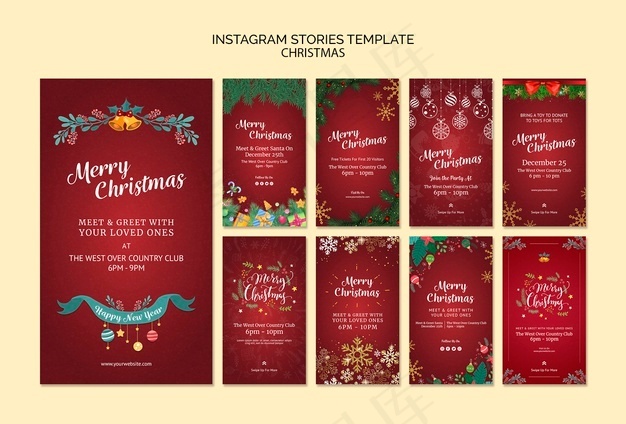 圣诞节模板故事