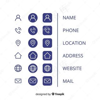 名片图标集