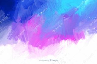 冷色抽象手绘背景