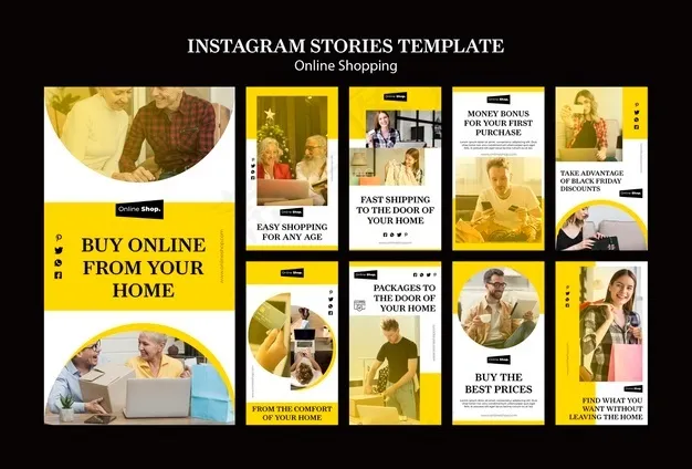 Instagram家庭烹饪故事psd模版下载