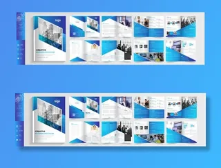 创意商业手册模板。