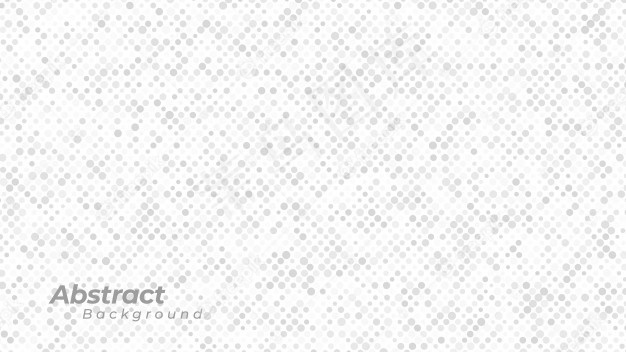 白色背景与抽象点图案。