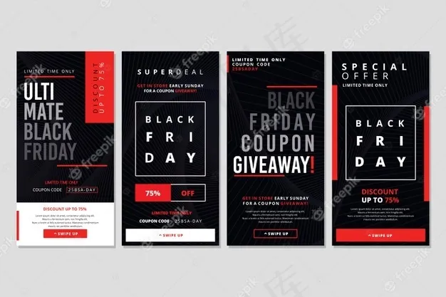 黑色星期五模板故事集eps,ai矢量模版下载