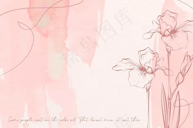 柔和颜色花朵背景eps,ai矢量模版下载