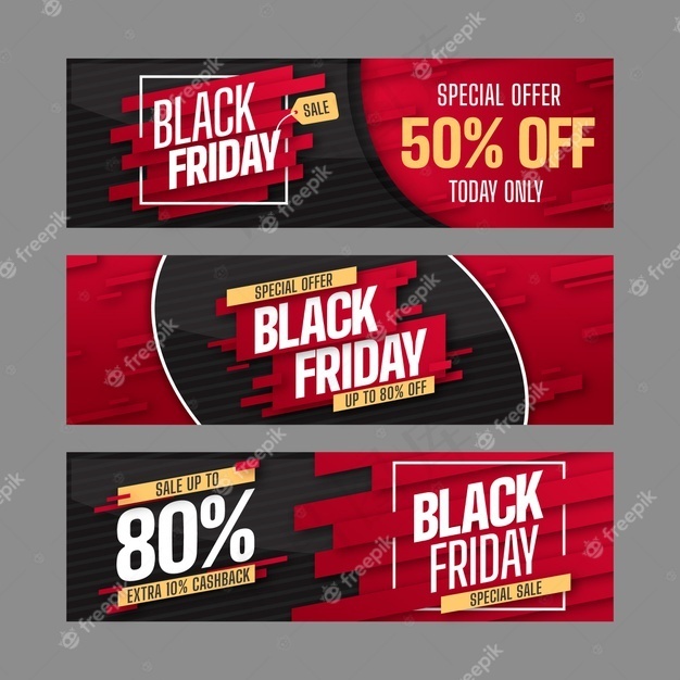 黑色星期五横幅banner收藏