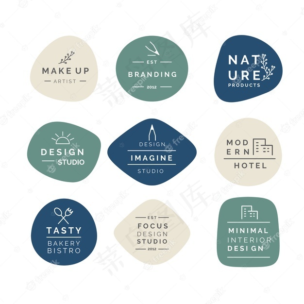 简约粉彩系列标志