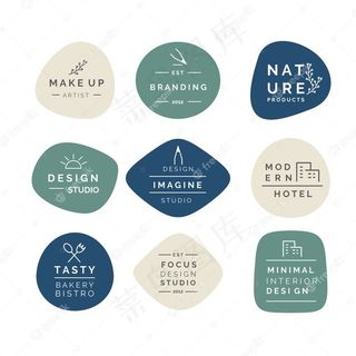 简约粉彩系列标志