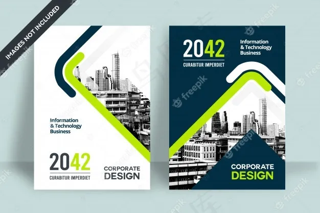 企业图书封面设计模板eps,ai矢量模版下载