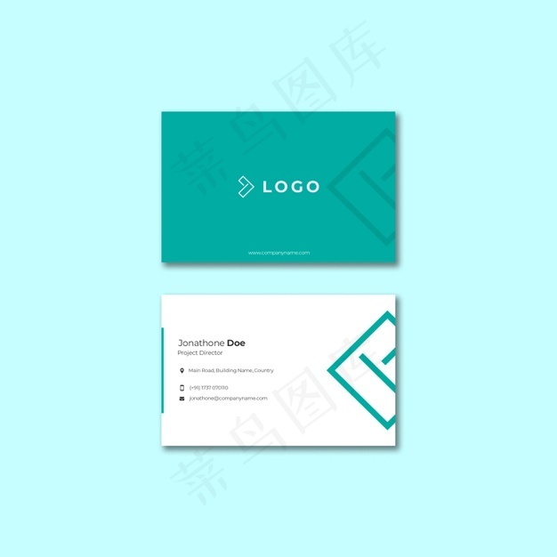 带有名片模板的业务事件