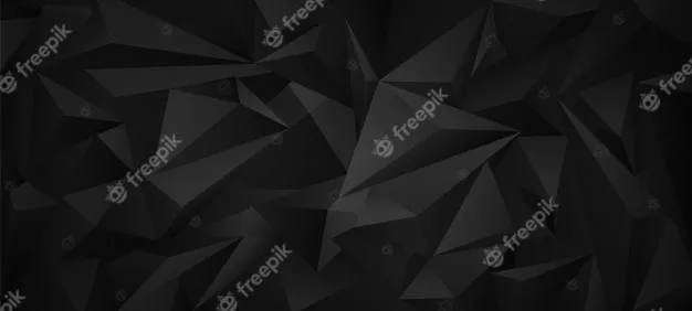 黑色黑色3d低多边形几何背景。eps,ai矢量模版下载