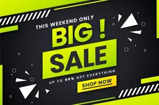 抽象多彩的销售背景概念