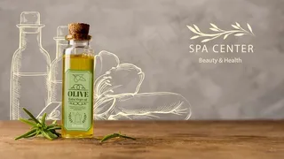 水疗中心的天然化妆品