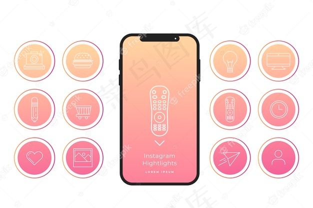 Instagram gradient故事亮点