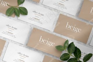 清洁最小名片模型样机