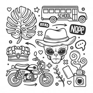 手绘涂鸦贴纸