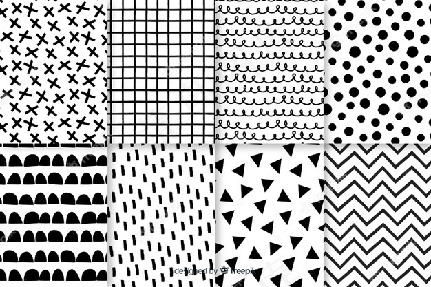 手工绘制抽象图案集合