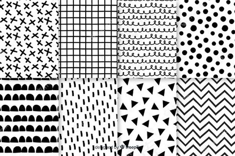 手工绘制抽象图案集合