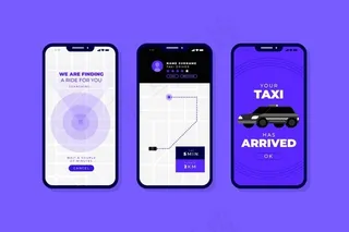 出租车应用界面