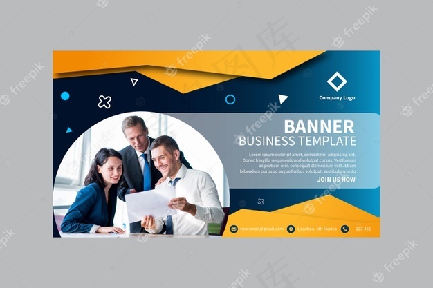 商业横幅banner模板eps,ai矢量模版下载