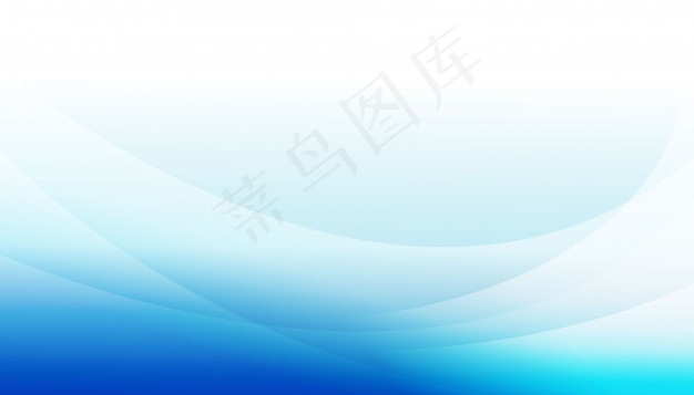 蓝色波浪抽象背景