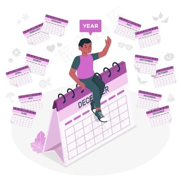 全年概念图eps,ai矢量模版下载