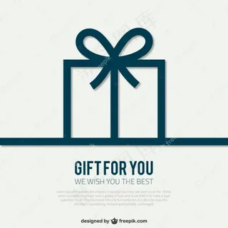 礼品盒卡片模板