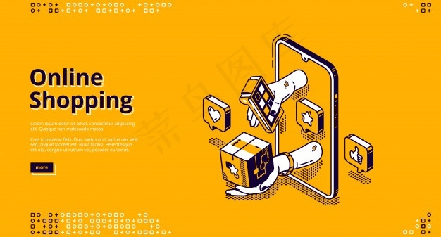 网购登陆页面eps,ai矢量模版下载