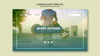 体育外部登录页网页模板