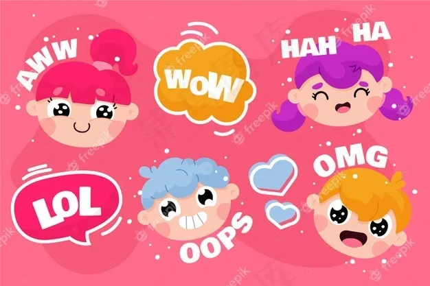 有趣的lol贴纸图标eps,ai矢量模版下载