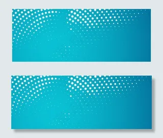 抽象半色调设计现代横幅banner
