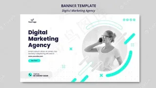 数字营销机构横幅banner主题
