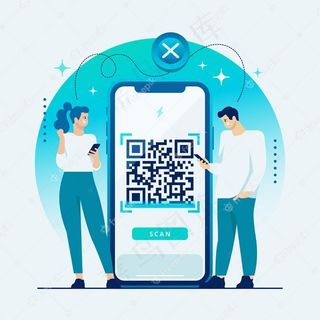 二维码字符扫描概念