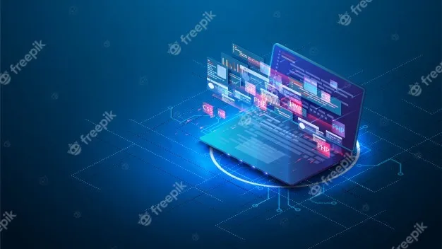 紫色网页开发背景eps,ai矢量模版下载
