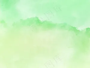 柔和的绿色水彩纹理优雅的背景