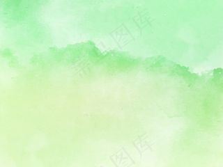 柔和的绿色水彩纹理优雅的背景