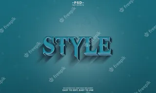 复古风格文字效果模板高级psd