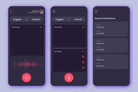语音翻译应用模板