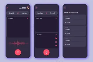语音翻译应用模板
