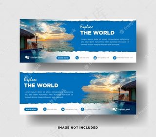 旅游横幅banner模板