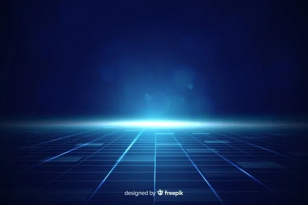 带有蓝光的未来地平线背景eps,ai矢量模版下载