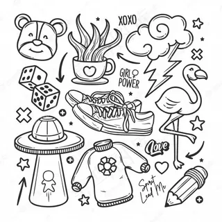 手绘涂鸦贴纸 手绘涂鸦贴纸