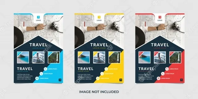 旅行宣传单,DM传单模板